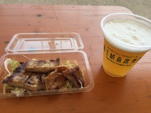 富士桜ポークと何たらビール
