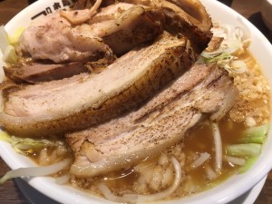 本気だった焼豚ラーメン