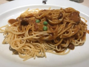 インデアンのスパゲッチー