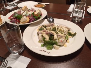 1日目の懇親夕食パーティー