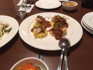 懇親夕食パーティーの飯