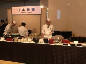 日本料理の仕込み中