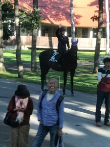 アダムスピークがお見送り